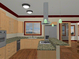 see the interior of your green home in 3D